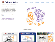 Tablet Screenshot of criticalwits.info